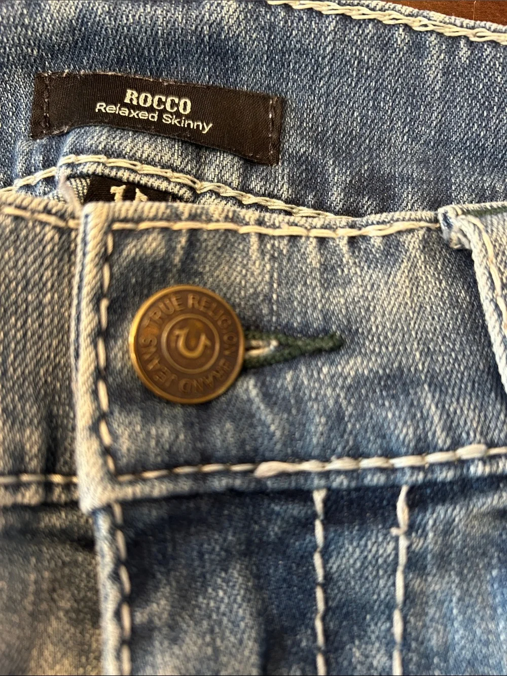 Men’s True Religion Rocco Relaxed Skinny Jeans Size 32